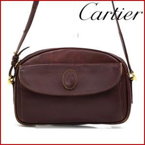 カルティエ バッグ マストライン Cartier ショルダーバッグ 斜めがけショルダー 中古 X13555｜brands