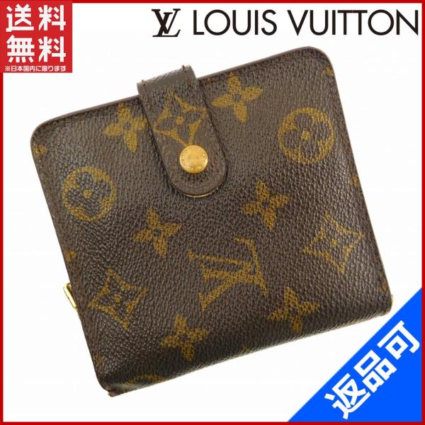 ルイヴィトン 財布 二つ折り財布 M61667 コンパクトジップ 中古 X14352 LOUIS V...