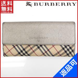 [閉店セール]バーバリー 財布 BURBERRY 長財布 ノバチェック 中古 X17145｜brands