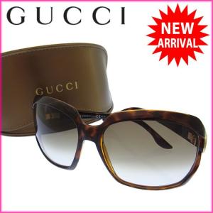 グッチ レディース (メンズ可) GUCCI サングラス GG3110S　CMFDB インターロッキングG べっ甲 中古 X4906｜brands