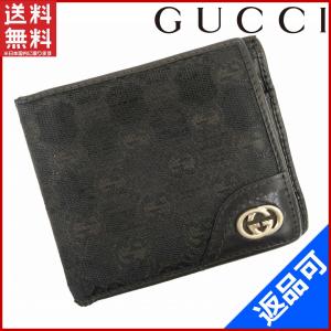 [閉店セール]グッチ 財布 GUCCI 二つ折り財布 ＧＧキャンバス 中古 X6412｜brands