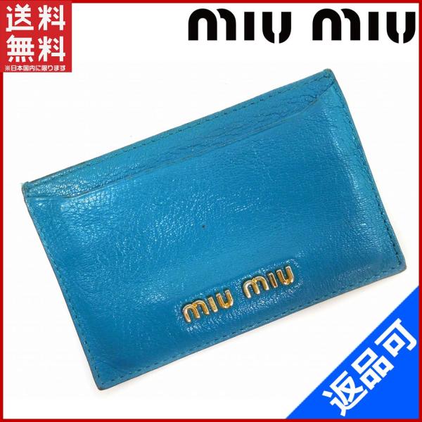 [閉店セール]ミュウミュウ miumiu カードケース その他 中古 X7172