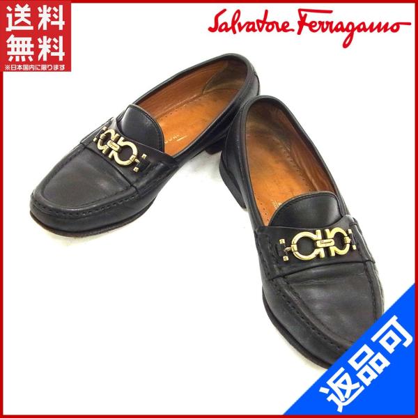 [閉店セール]サルヴァトーレ・フェラガモ 靴 Salvatore Ferragamo パンプス 中古...