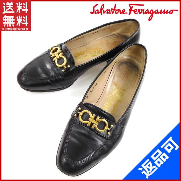 [閉店セール]サルヴァトーレ・フェラガモ 靴 Salvatore Ferragamo パンプス ガチ...