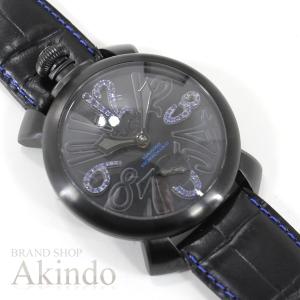 ガガミラノ 腕時計 マヌアーレ マニュアーレ 48mm 5012.LE.H.BL ブルーサファイア ...