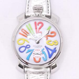 美品 GaGa MILANO MANUALE 48mm 5010.01 ガガミラノ マヌアーレ48 ...