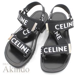 【新品】セリーヌ CELINE レオ ストラッピー サンダル 黒 ブラック #37 サイズ37 レディース サマー 夏 スポーツ プレゼント