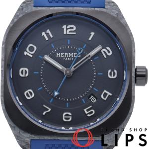 エルメス H08 XL ウォッチ 39mm オートマチック ブルー SP1.746a/W402990WW00 箱 保証書 チタン/｜brandshop-lips