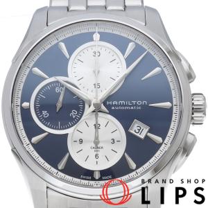 ハミルトン ジャズマスター クロノグラフ オートマチック 42mm H32596141 箱 保証書 SS メンズ時計 ブルー/シル