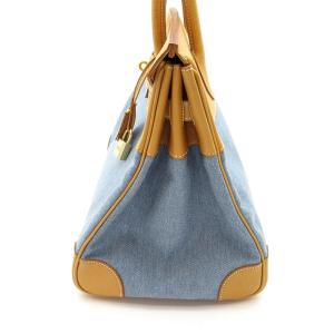 エルメス バーキン35 トワルジーン デニム/...の詳細画像1