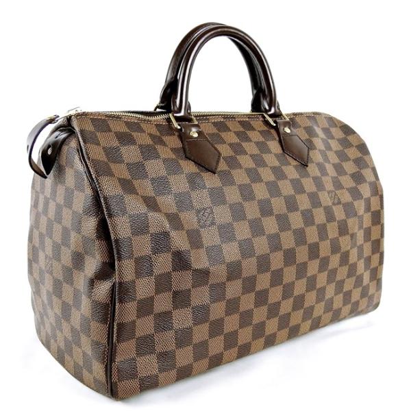 【LOUIS VUITTON/ルイヴィトン】M41523 スピーディ35 ダミエ ハンドバッグ ブラ...