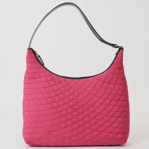 極美品◇BALLY バリー QUINCEY ロゴ金具付き キルティング レザー ショルダーバッグ ピンク系 ゴールド金具 保存袋付き レディース 定価135,300円 Bally（バリー） 極美品◇BALLY QUINCEY ロゴ金具付き キルティング