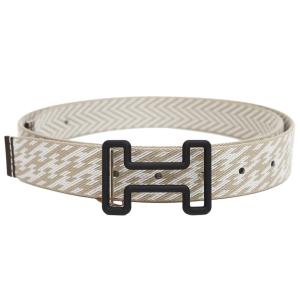 エルメス リバーシブルベルト 32mm M ベルトバックル サングル H メンズ 100cm 黒 コルド HERMES 未使用 中古｜brandshop-uprise