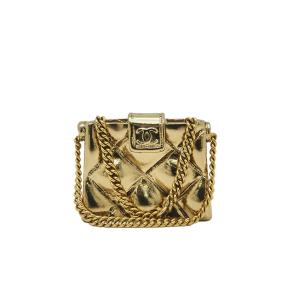 CHANEL（シャネル） ココマーク フェイクパール ブローチ ゴールド