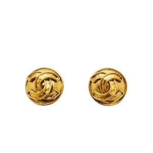 CHANEL（シャネル） ヴィンテージ フラワー ココ イヤリング ゴールド 