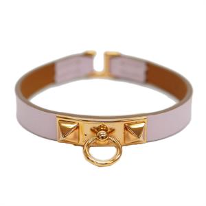 HERMES（エルメス） プティ アッシュ バングル ブレスレット レザーx