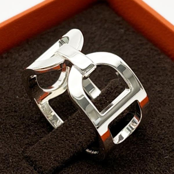 エルメス HERMES リング シルバー925 エヴァー シェーヌ ダンクル MM Sv925 12...