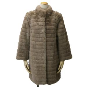 SAGA MINK / サガミンク ロイヤル シェアードミンク コート ブラック