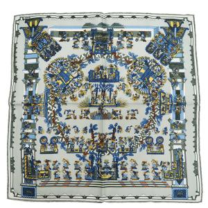 HERMES（エルメス） スカーフ カレ90 柄 中古 Etendards et Bonnieres
