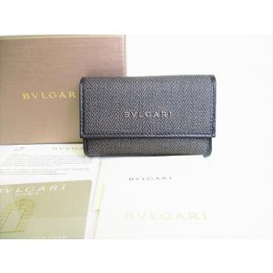 ブルガリ BVLGARI ウィークエンド レザー 6連 キーケース キーリング メンズ レディース ...