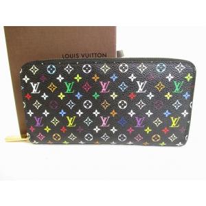 ルイヴィトン LOUIS VUITTON モノグラム マルチカラー ジッピーウォレット ラウンドジッ...