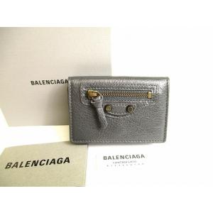 バレンシアガ BALENCIAGA クラシック ミニウォレット レザー 3つ折り 財布 コンパクト財...