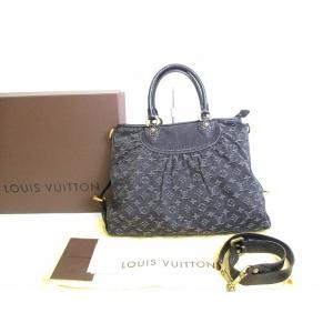 ルイヴィトン LOUIS VUITTON モノグラム デニム ネオカヴィ GM ハンドバッグ ショルダーバッグ 2Wayバッグ　【新品同様】｜brandshoptokyos