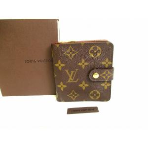 ルイヴィトン LOUIS VUITTON モノグラム コンパクトジップ 2つ折り 財布 コンパクト財布 メンズ レディース 【未使用保管品】｜brandshoptokyos