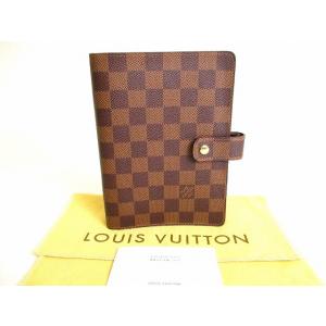 ルイヴィトン LOUIS VUITTON ダミエ アジェンダ MM 手帳カバー システム手帳 メンズ...