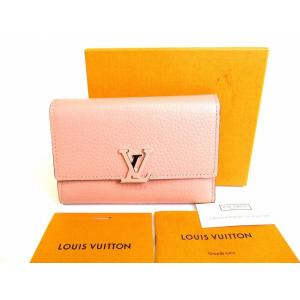 ルイヴィトン　財布　カプシーヌ　美品 LOUIS VUITTON（ルイ・ヴィトン） 三つ折り財布 ポルトフォイユ