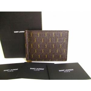 SAINT LAURENT サンローラン 二つ折り ビルクリップウォレット