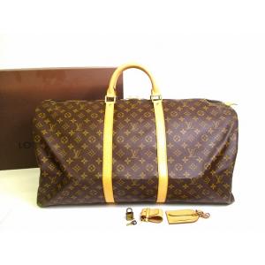 ルイヴィトン LOUIS VUITTON モノグラム キーポル 60 ボストンバッグ 旅行カバン メンズ レディース 【新品同様】