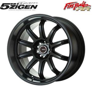 5ZIGEN ゴジゲン ファイアーボール RR 8.0J 17インチ 5穴 PCD：114 インセット +37 マットブラック ホイール単品 1本価格｜brandtire