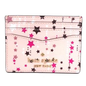 ケイトスペード Kate Spade カードケース パスケース レザー ピンク系｜brandvalue-store
