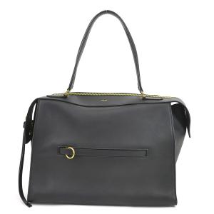 セリーヌ CELINE ハンドバッグ リングバッグ レザー ブラック｜brandvalue-store