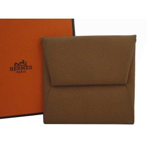 エルメス HERMES コインケース 小銭入れ バスティア レザー ブラウン おすすめ｜brandvalue-store