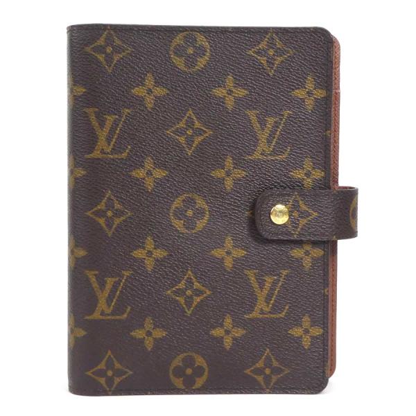 ルイ ヴィトン LOUIS VUITTON 手帳カバー モノグラム アジェンダMM モノグラムキャン...