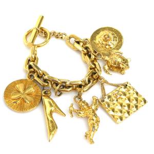 CHANEL（シャネル） ココマーク ロゴ ブレスレット 10P ラインストーン