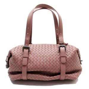 ボッテガヴェネタ BOTTEGA VENETA ショルダーバッグ イントレチャート レザー DECO?ROSE デコローズピンク 定番人気｜brandvalue-store