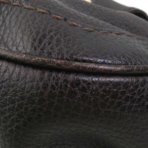 トッズ TOD’S ハンドバッグ レザー ブラウンの詳細画像5