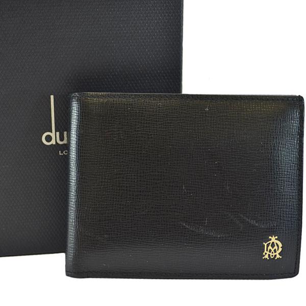 ダンヒル dunhill 札入れ レザー ダークブラウン 定番人気