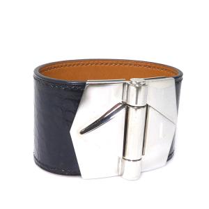 HERMES（エルメス） ホースビット Ag925×レザーベルト ヴィンテージ