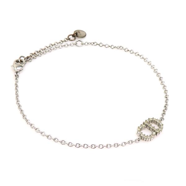 クリスチャンディオール Christian Dior ブレスレット メタル シルバー