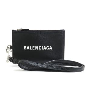 バレンシアガ BALENCIAGA ポーチ マルチケース レザー ブラック｜brandvalue-store