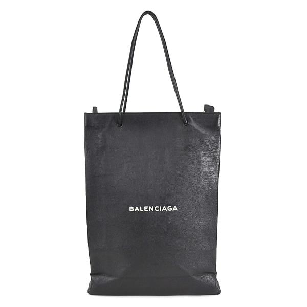 バレンシアガ BALENCIAGA ショルダーバッグ ノースサウス ショッピングバッグM レザー ブ...