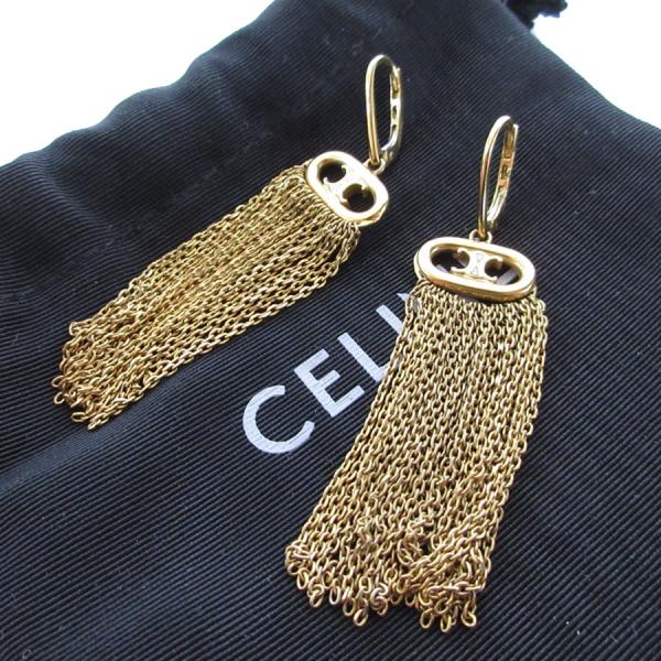 セリーヌ CELINE ピアス メタル ゴールド