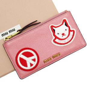 ミュウミュウ MIUMIU コインケース ピンク｜brandvalue-store