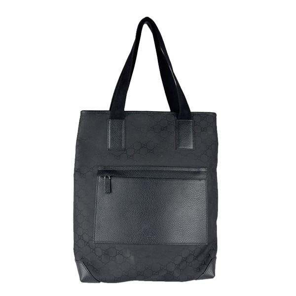 グッチ GUCCI ショルダーバッグ トートバッグ ナイロン ブラック