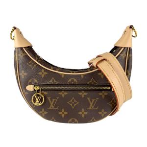 ルイ ヴィトン LOUIS VUITTON ショルダーバッグ ループ モノグラムキャンバス ブラウン