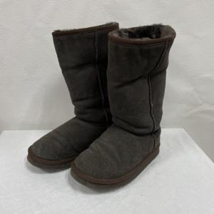 アグ UGG australia CLASSIC TALL 5815 アグ ムートンブーツ ブラウン チョコ スウェード W6 22~23cm - 50095314 50095314